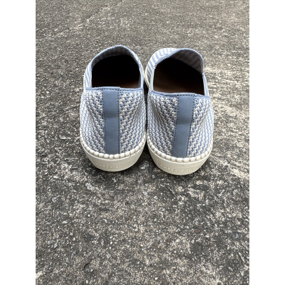 Easy Spirit Presley Breathable Slip On Sneakers Womens 9.5 Blue Cream Comfort - Picture 5 of 10